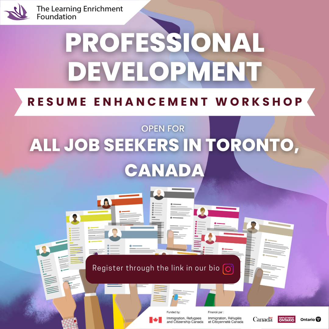 Professional Development - Resume Support